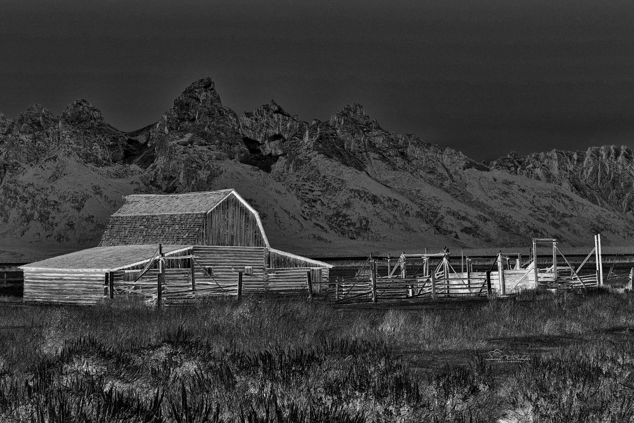 Click here to view Moulton Barn in Monochrome by David W Schafer